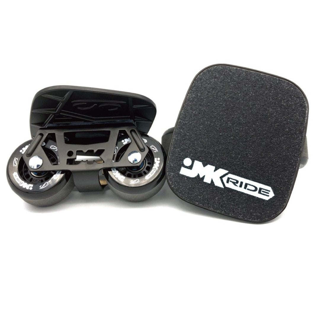 JMKRIDE Pitch Black White Freeskates - SkatebruhSG