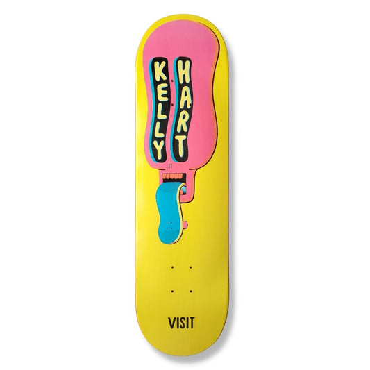 Kelly Hart X Philip Morgan Visit Skateboarding Deck - SkatebruhSG