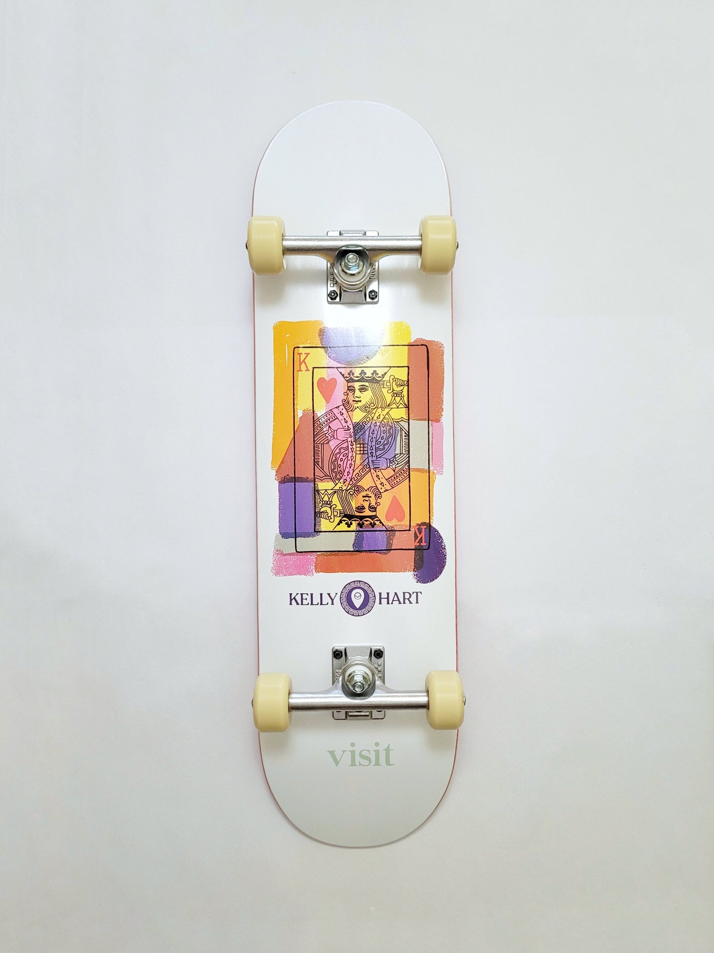 King of Harts Remix Visit Skateboard - SkatebruhSG
