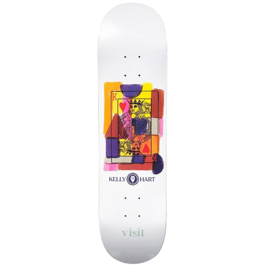King of Harts Remix Visit Skateboarding Deck - Custom Skateboard Builder - SkatebruhSG