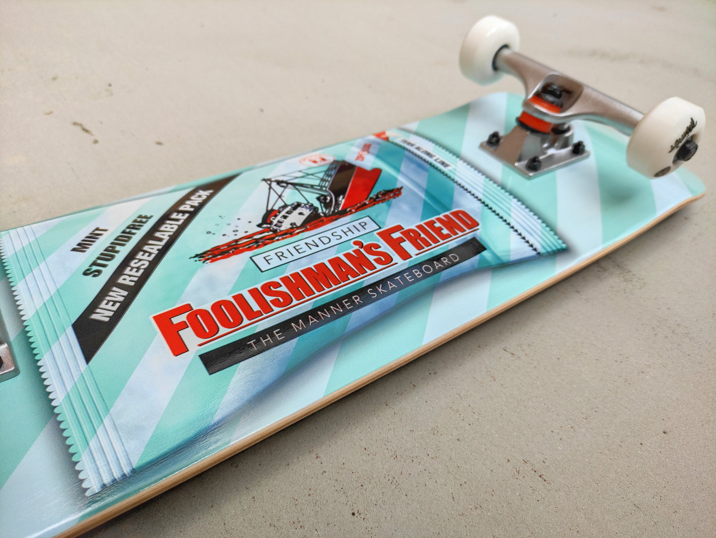 Manner Skateboards Fisherman's Friend complete - SkatebruhSG Singapore Skateshop