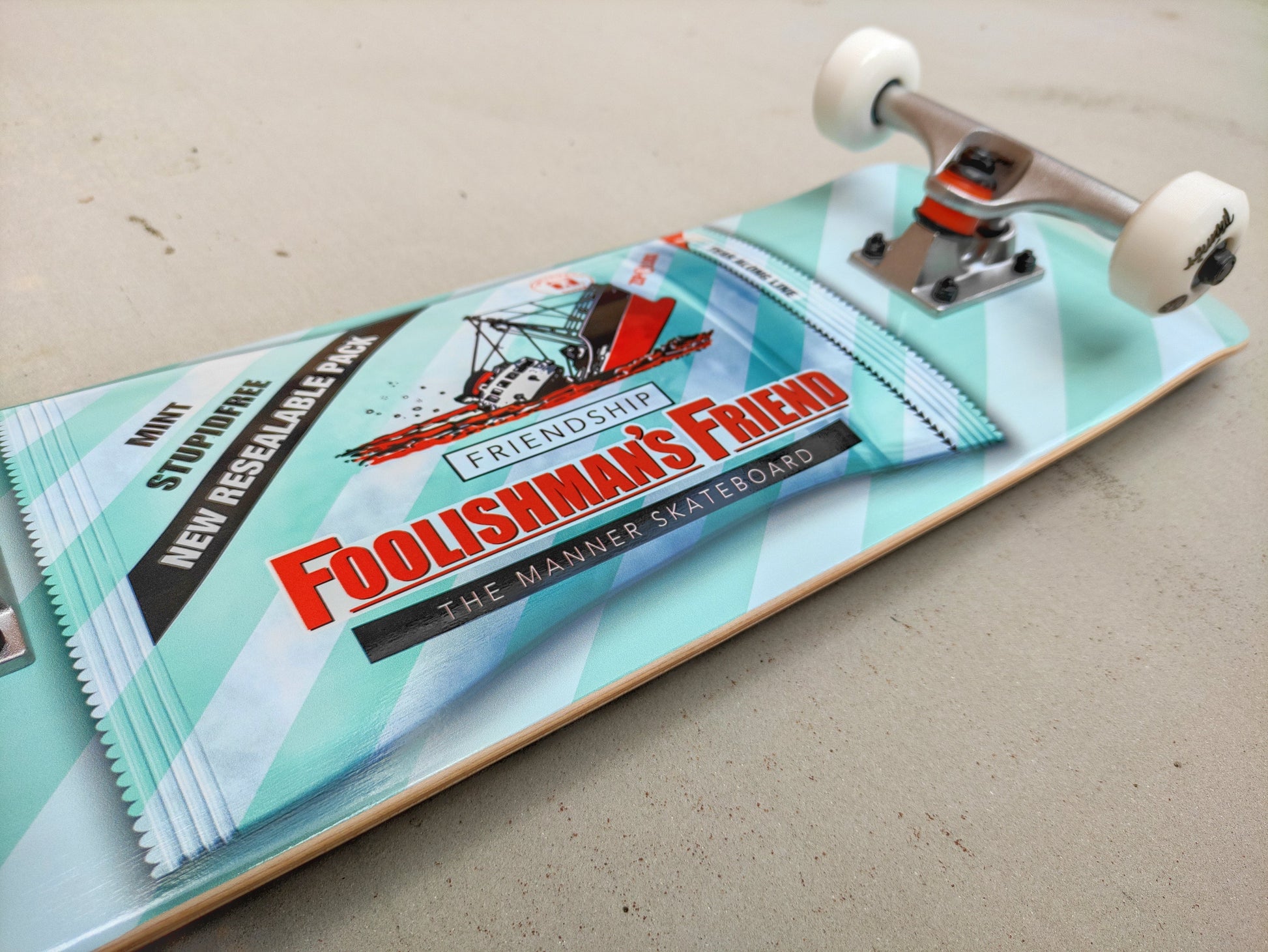 Manner Skateboards Fisherman's Friend complete - SkatebruhSG Singapore Skateshop
