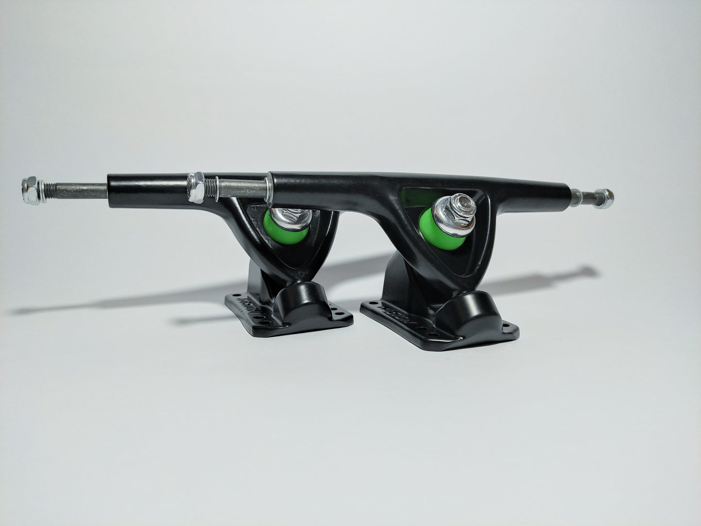 Matte black Koston 180mm Longboard Trucks - SkatebruhSG Singapore Skateshop