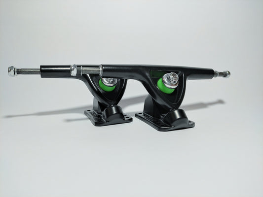 Matte black Koston 180mm Longboard Trucks - SkatebruhSG Singapore Skateshop