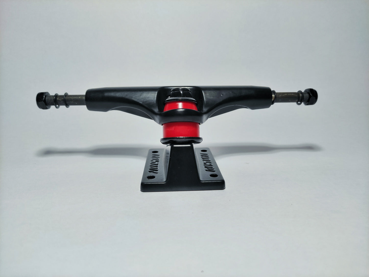 Matte black Koston 5.25" Hollow Kingpin skateboard Trucks - SkatebruhSG Singapore Skateshop