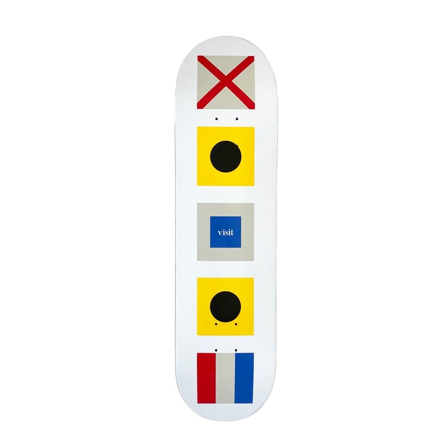 Nautical Visit Skateboarding Deck - Custom Skateboard Builder - SkatebruhSG