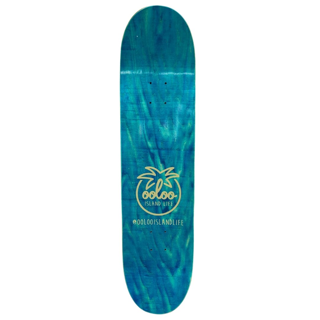 Ooloo Black Veneer Skateboard Deck - SkatebruhSG