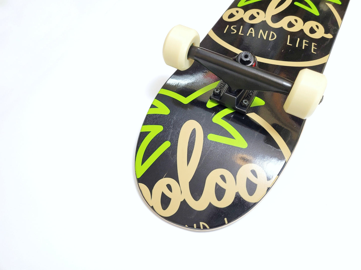 Ooloo black Veneer Skateboard - SkatebruhSG