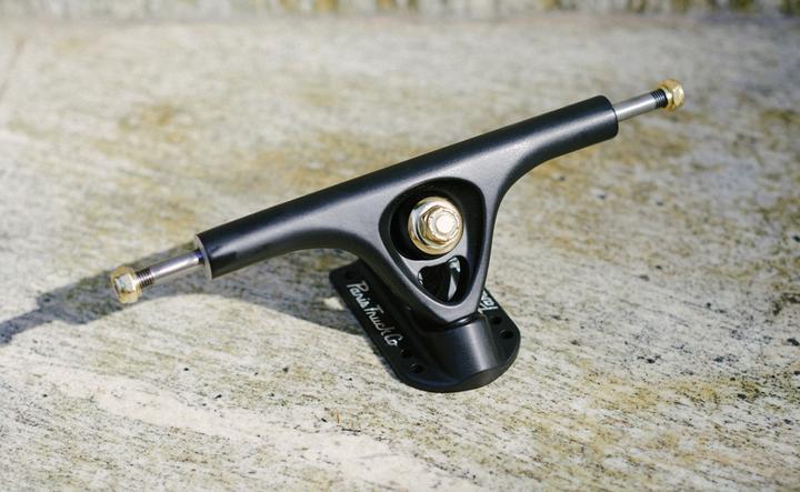 Paris V3 180mm Matte Black 50 degrees Longboard trucks - SkatebruhSG