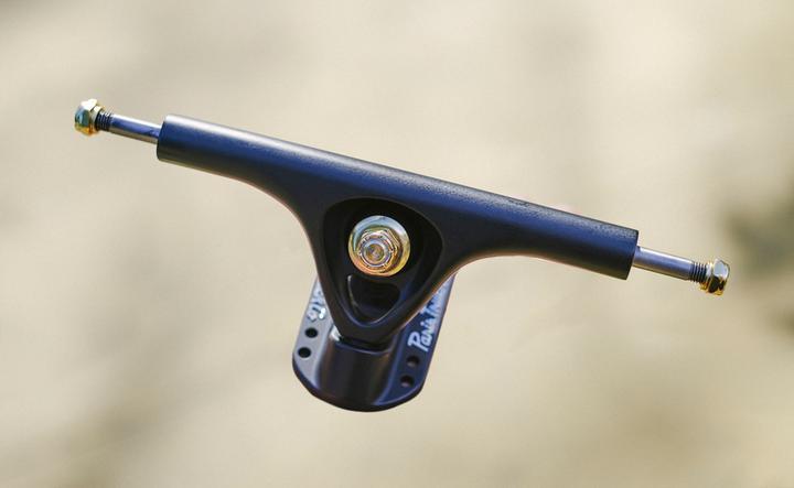 Paris V3 180mm Matte Black 50 degrees Longboard trucks - SkatebruhSG