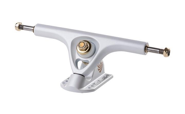Paris V3 180mm Pearl White 50 degrees Longboard trucks - SkatebruhSG