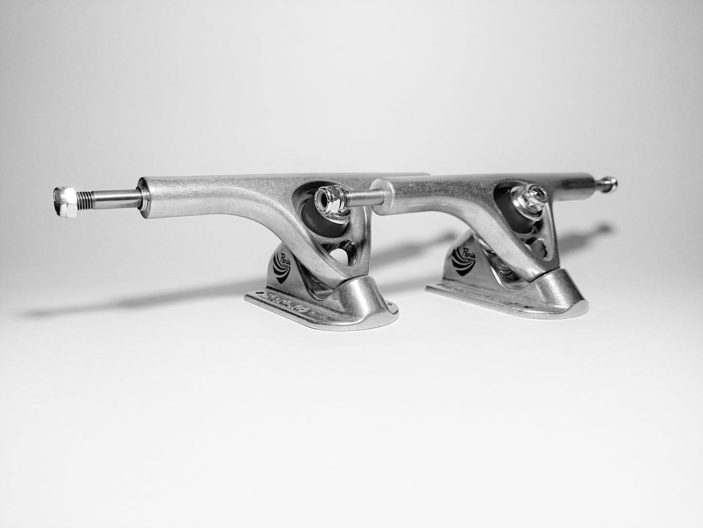 Paris V3 180mm Polished 50 degrees Longboard trucks - SkatebruhSG Singapore Skateshop