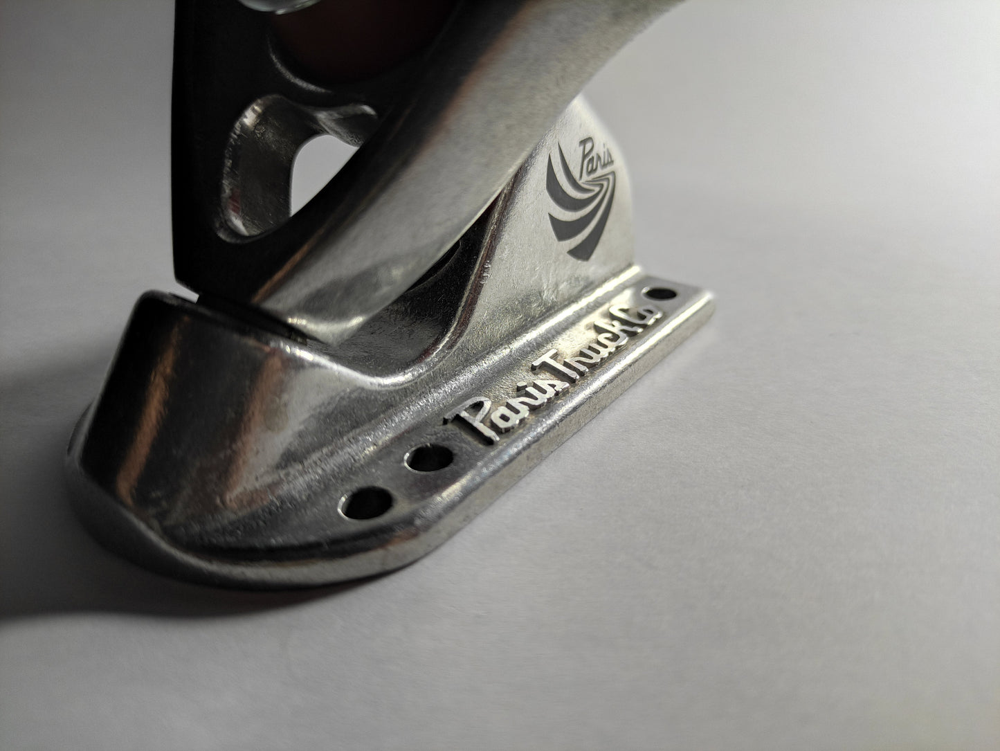 Paris V3 180mm Polished 50 degrees Longboard trucks - SkatebruhSG Singapore Skateshop