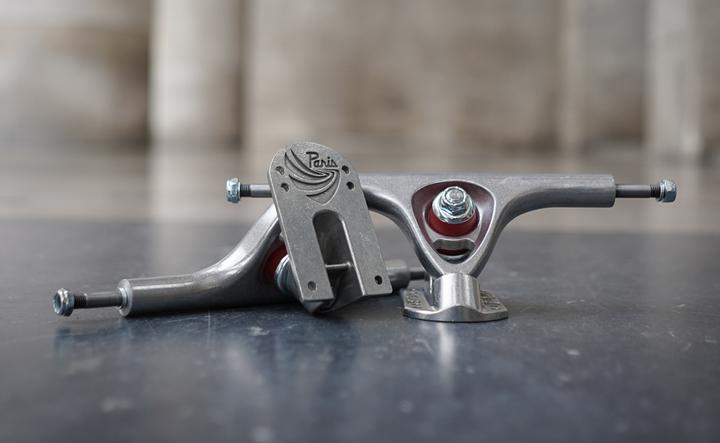 Paris V3 180mm Polished 50 degrees Longboard trucks - SkatebruhSG