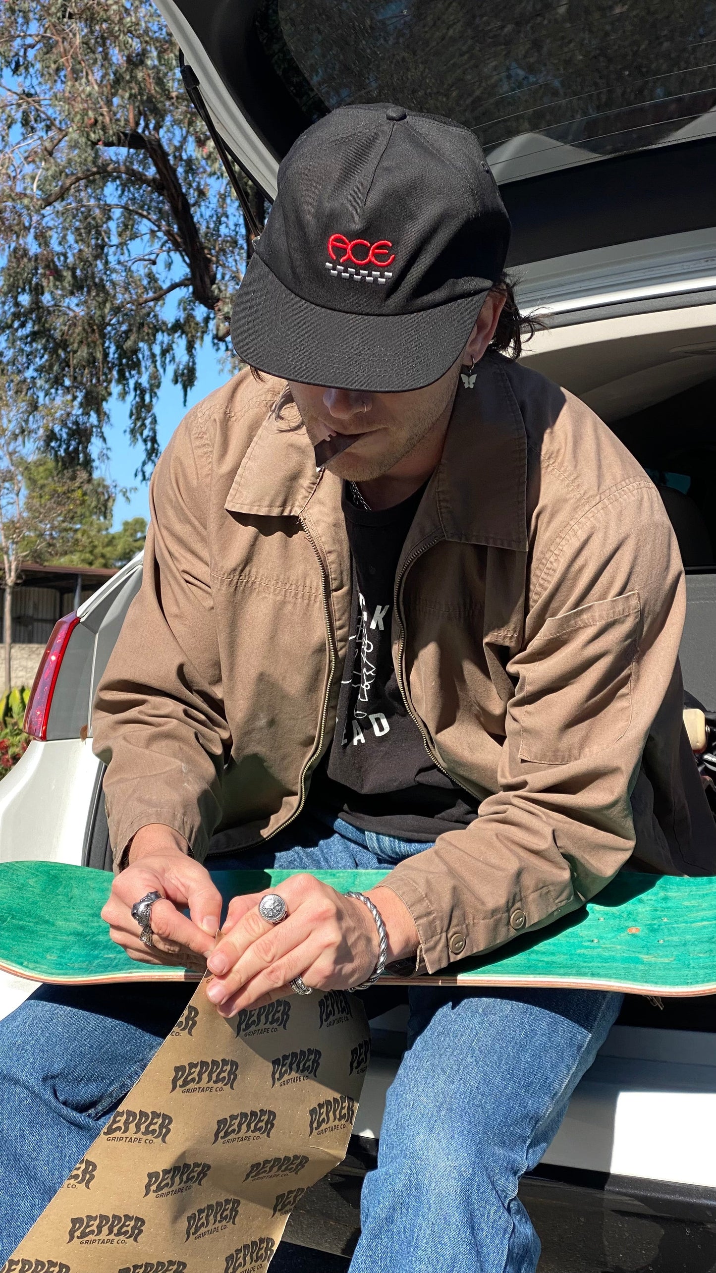 Pepper premium 9.5" skateboard griptape - Custom Skateboard Builder - SkatebruhSG
