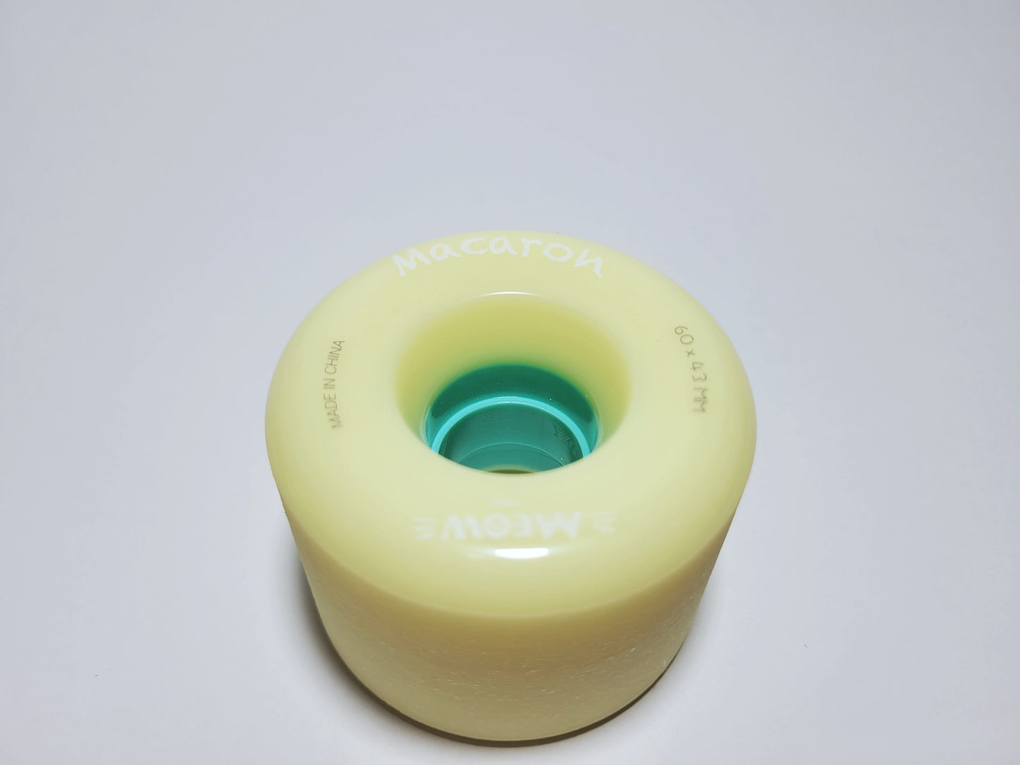 Pink/Yellow Rebirth Macaron longboard / cruiser board wheels - Custom Longboard Builder - SkatebruhSG