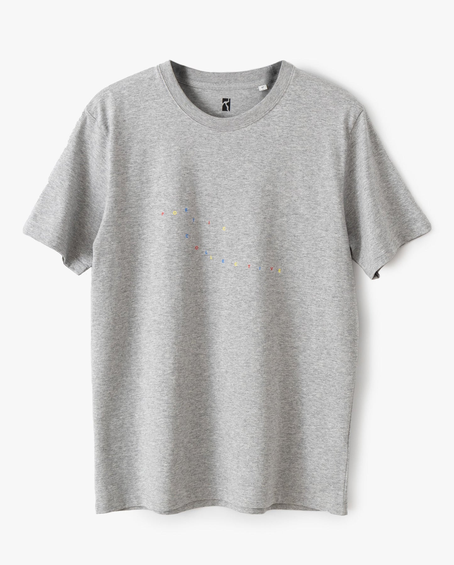 Poetic Collective Color Logo Tee - Heather Grey - SkatebruhSG