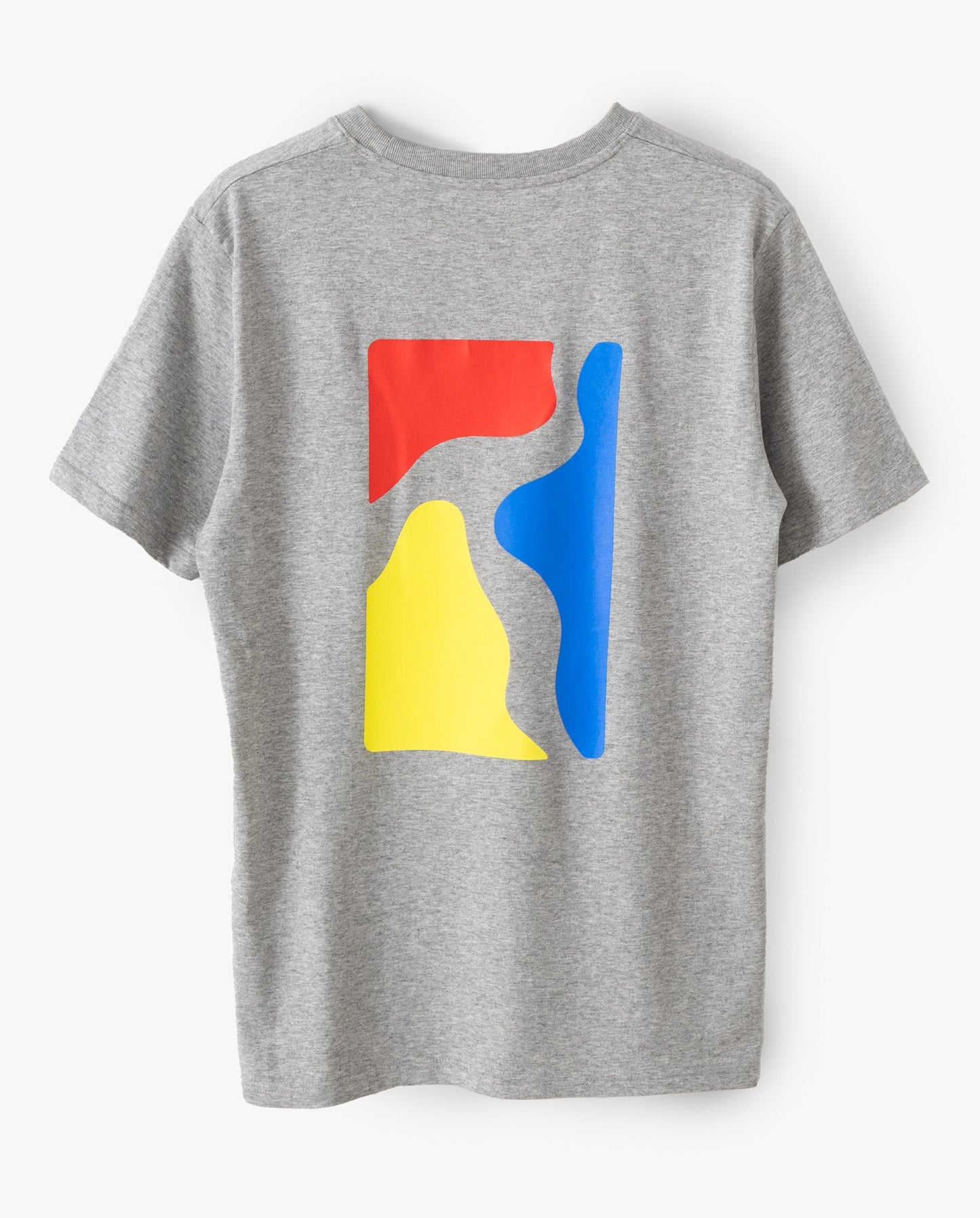 Poetic Collective Color Logo Tee - Heather Grey - SkatebruhSG