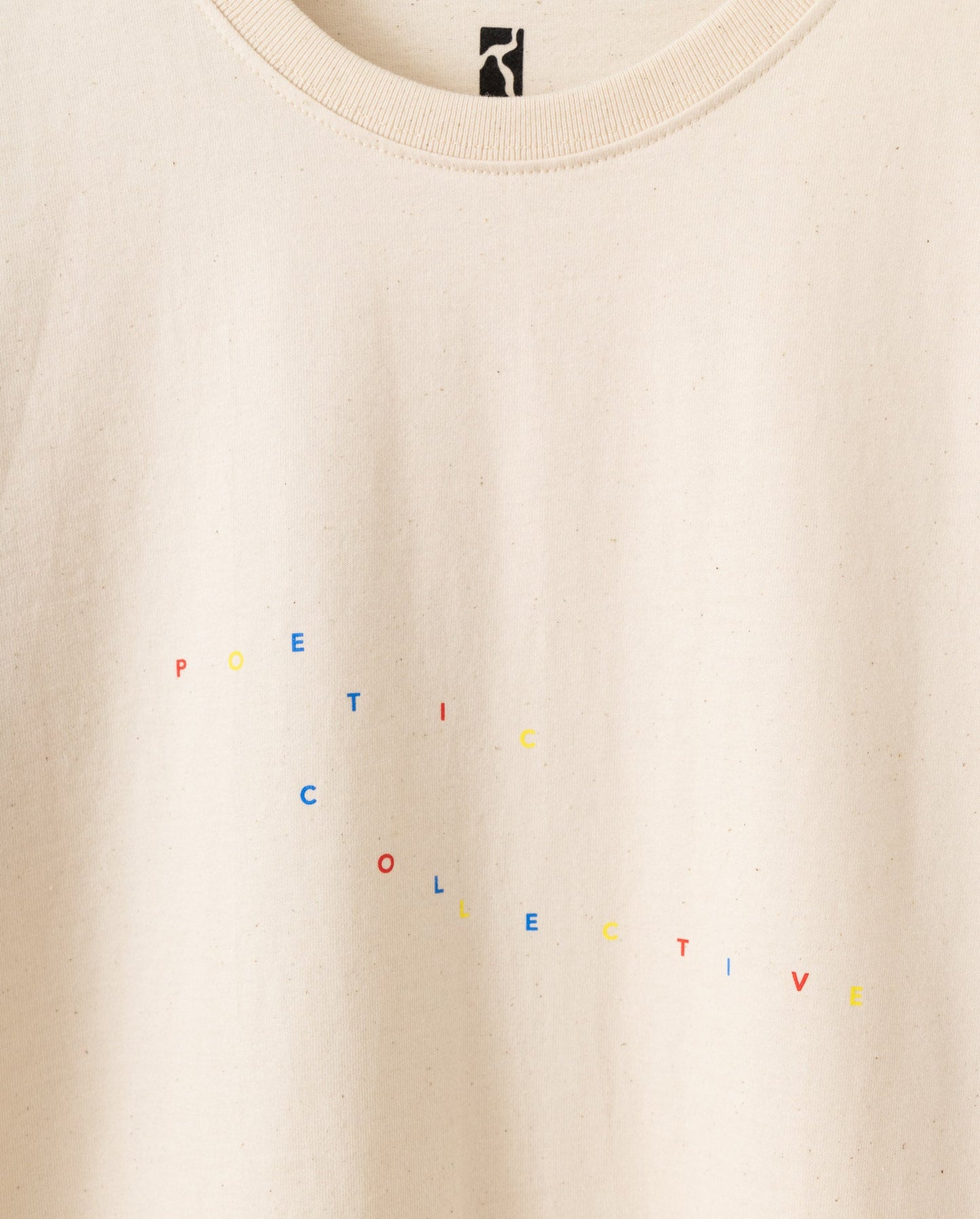 Poetic Collective Color Logo Tee - Natural White - SkatebruhSG