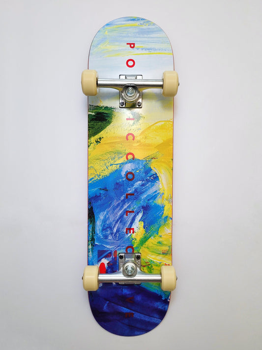 Poetic Collective 'Expression Blue' skateboard - SkatebruhSG