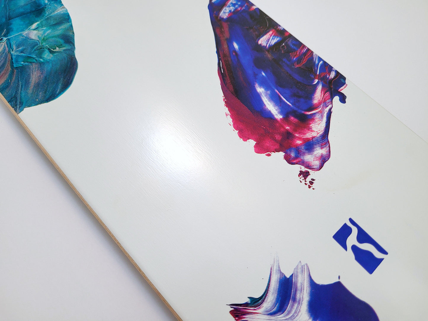 Poetic Collective 'Palette Blue' skateboard - SkatebruhSG