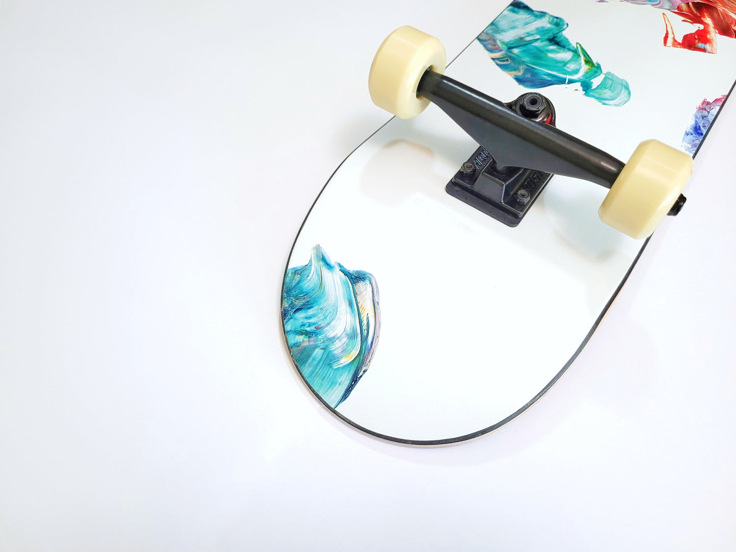 Poetic Collective 'Palette Green' skateboard - SkatebruhSG
