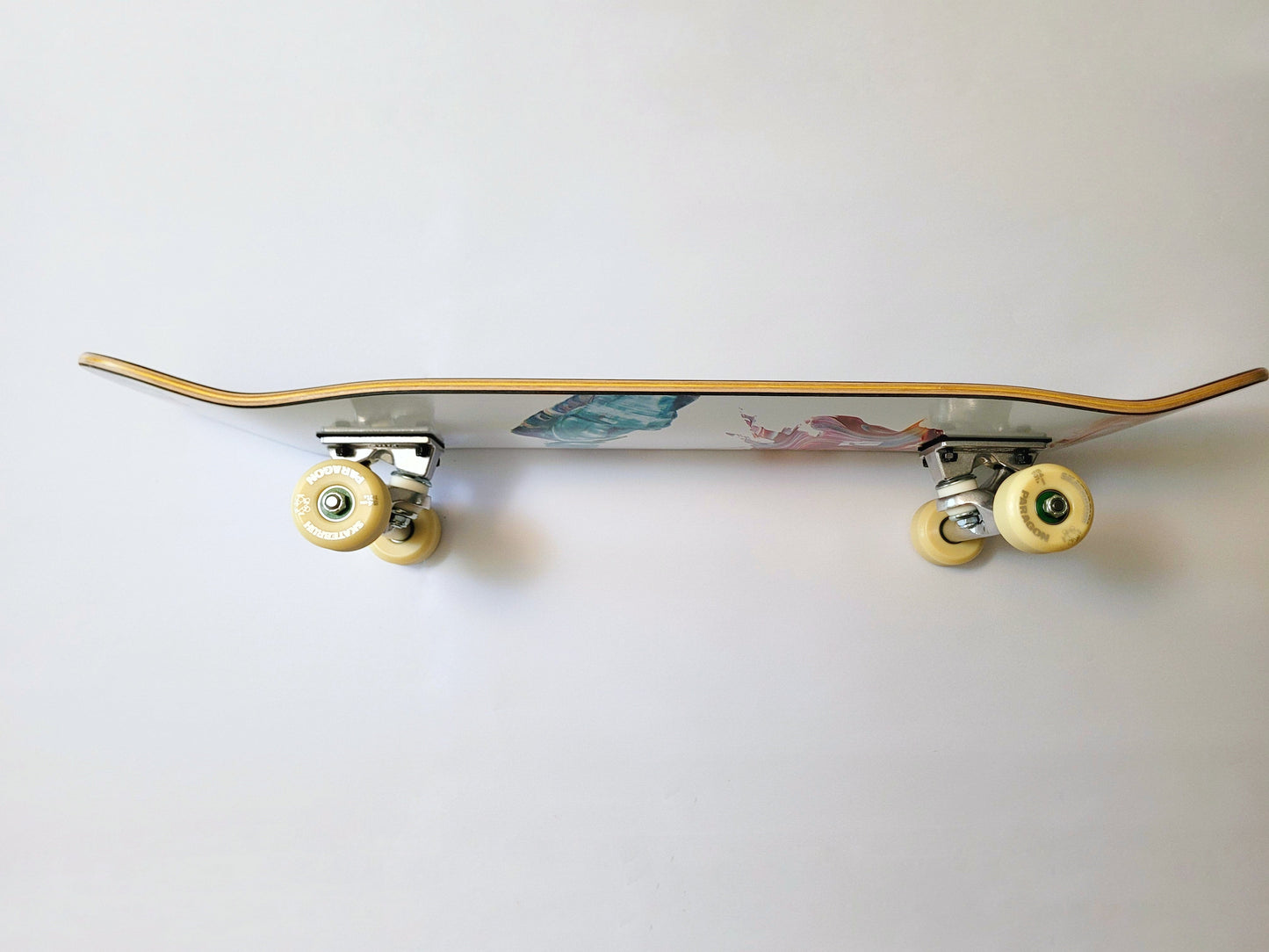 Poetic Collective 'Palette Green' skateboard - SkatebruhSG