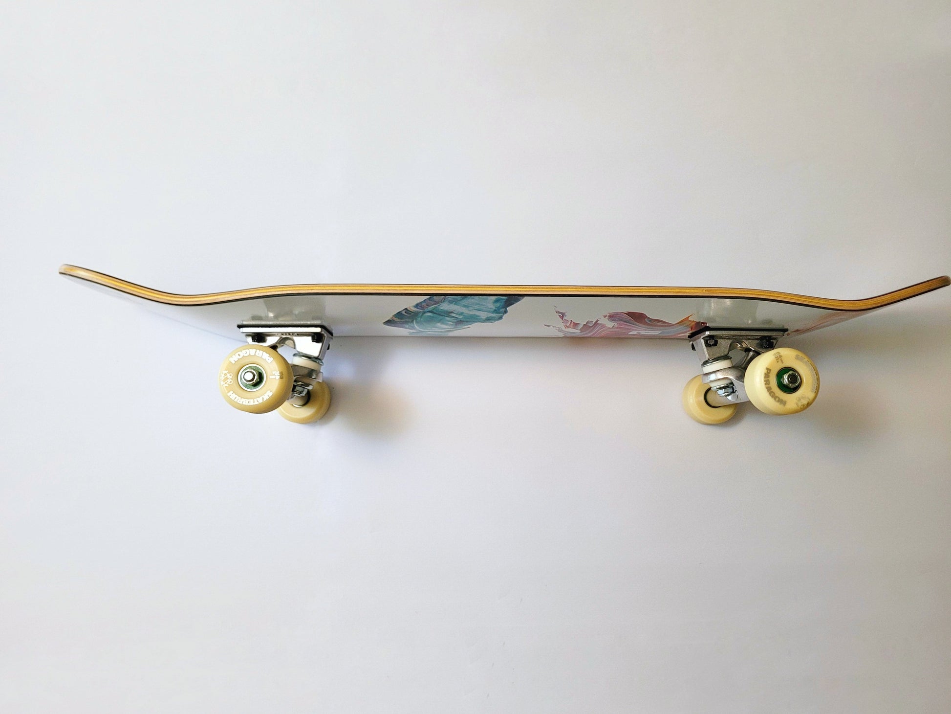 Poetic Collective 'Palette Green' skateboard - SkatebruhSG