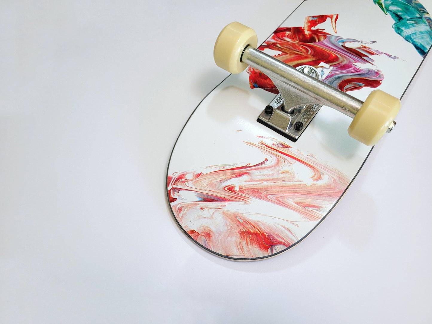 Poetic Collective 'Palette Green' skateboard - SkatebruhSG