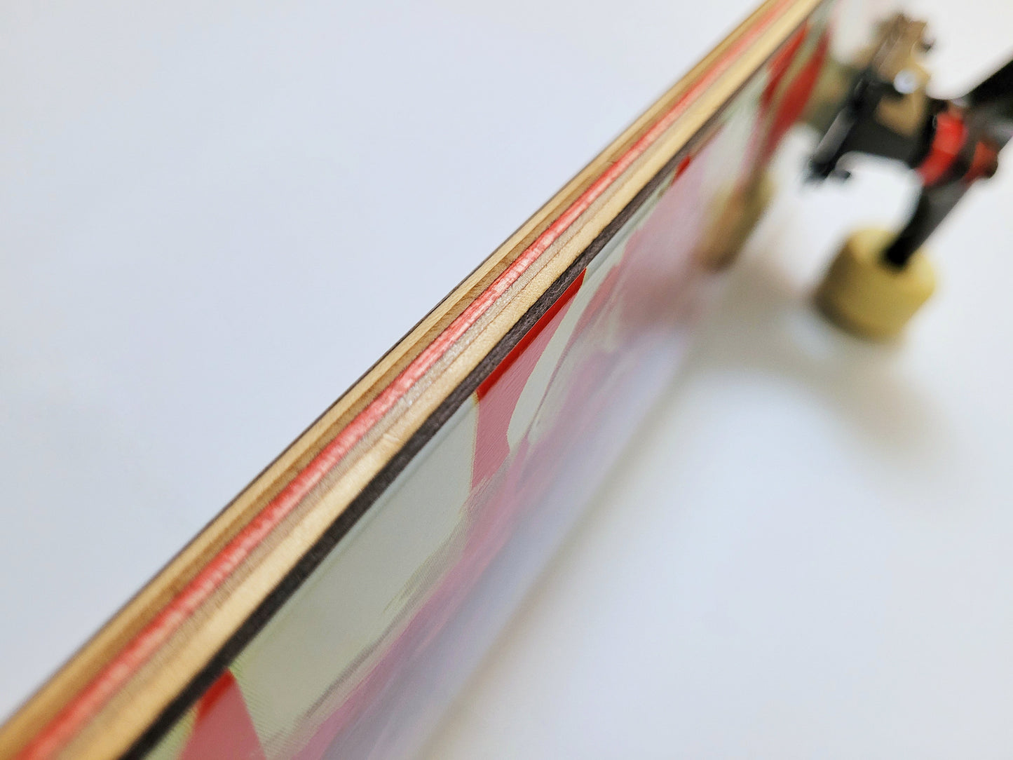 Poetic Max Red skateboard - SkatebruhSG