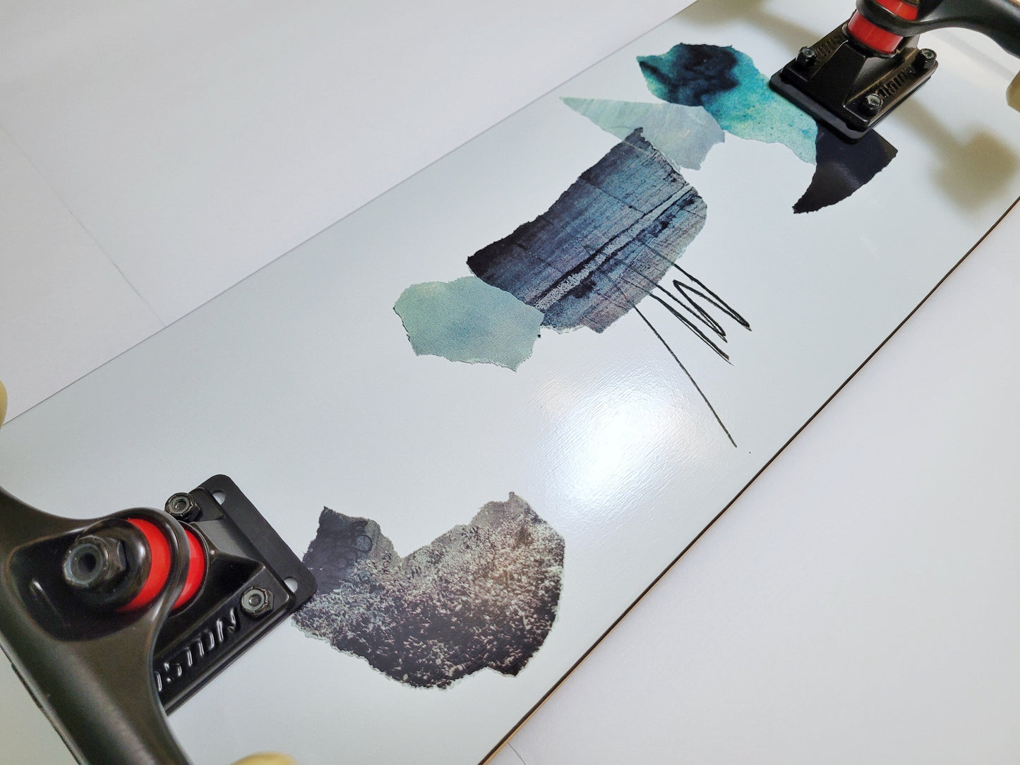 Poetic Min Green skateboard - SkatebruhSG