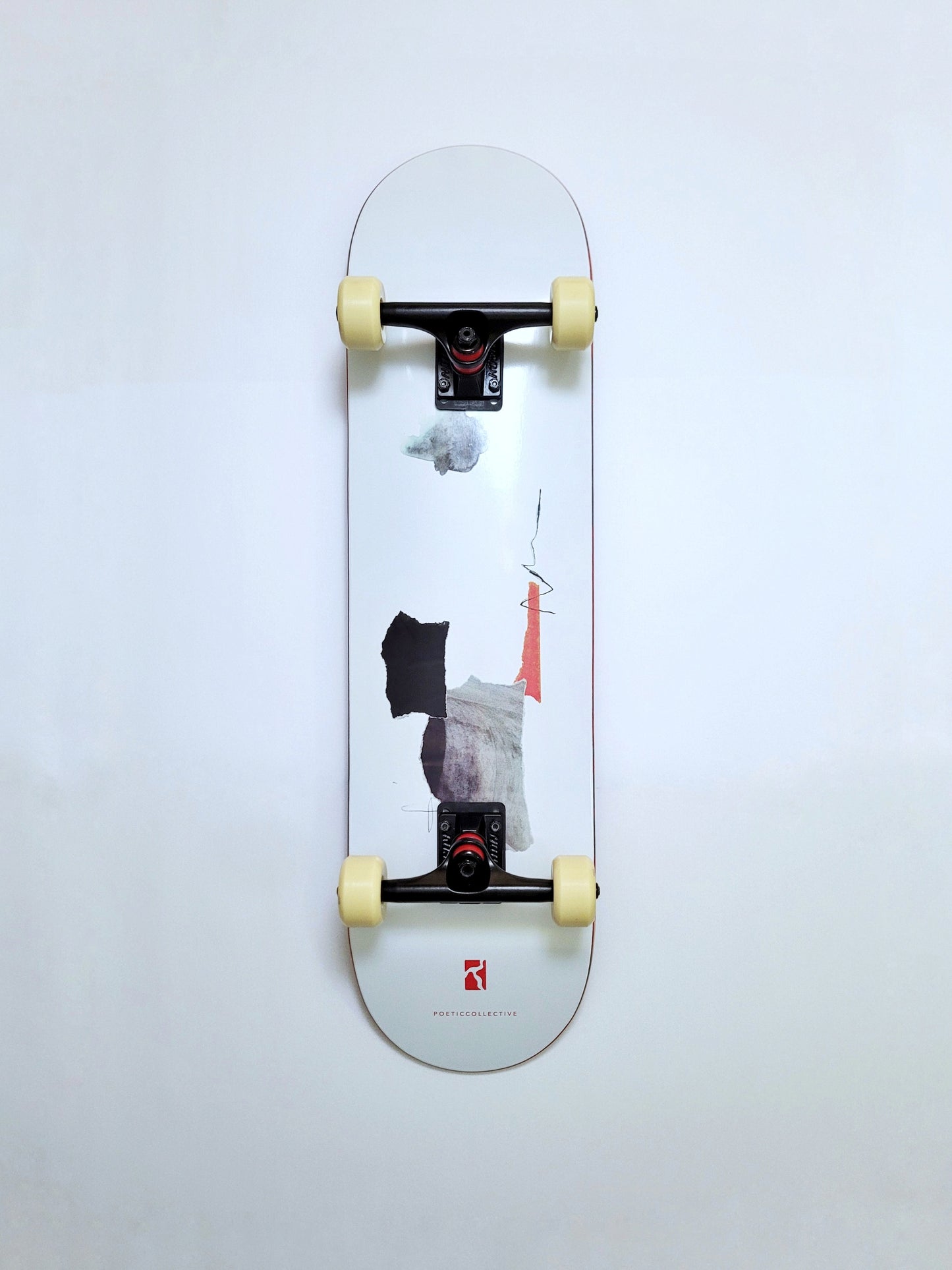 Poetic Min Grey skateboard - SkatebruhSG