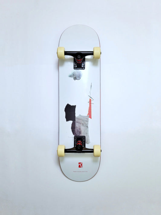 Poetic Min Grey skateboard - SkatebruhSG