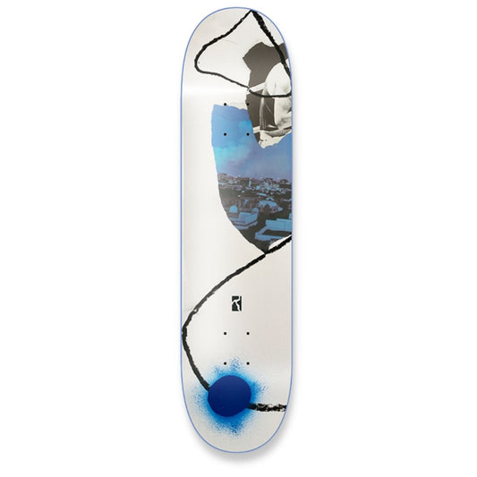 Poetic Newspaper - Left Skateboard Deck - SkatebruhSG