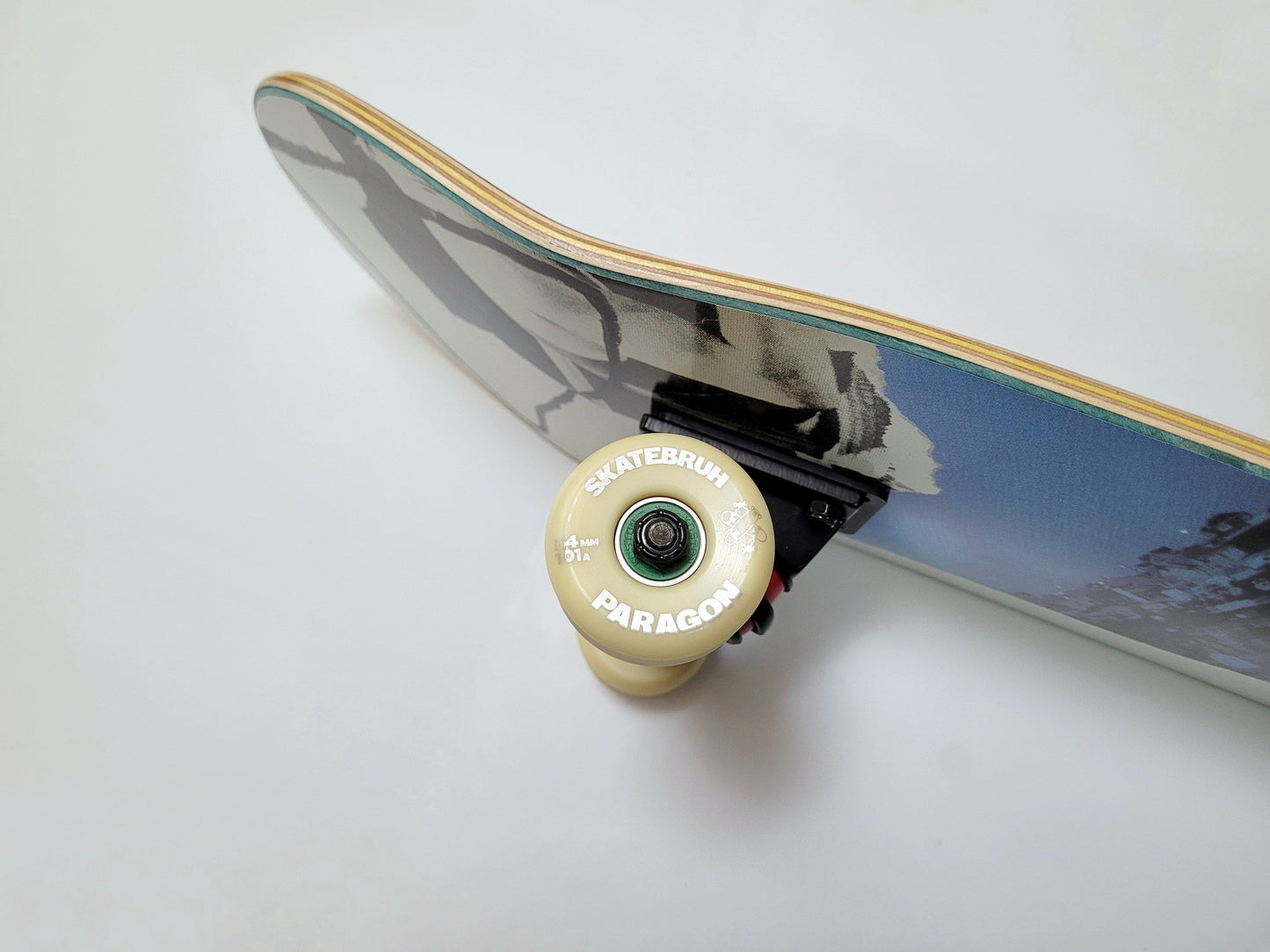 Poetic Newspaper - Left Skateboard - SkatebruhSG