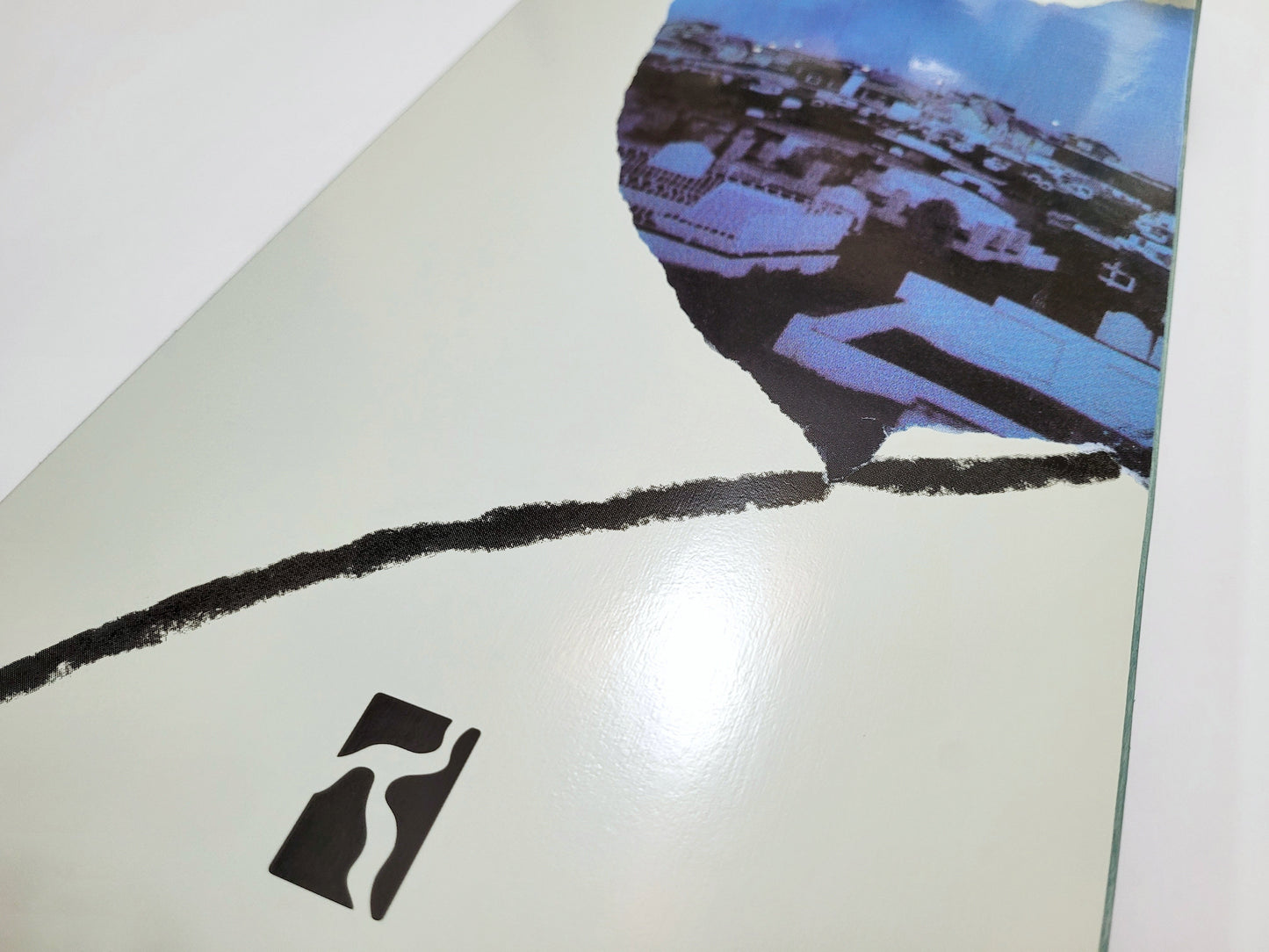 Poetic Newspaper - Left Skateboard - SkatebruhSG
