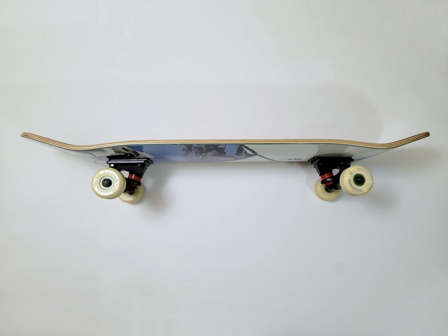 Poetic Newspaper - Left Skateboard - SkatebruhSG