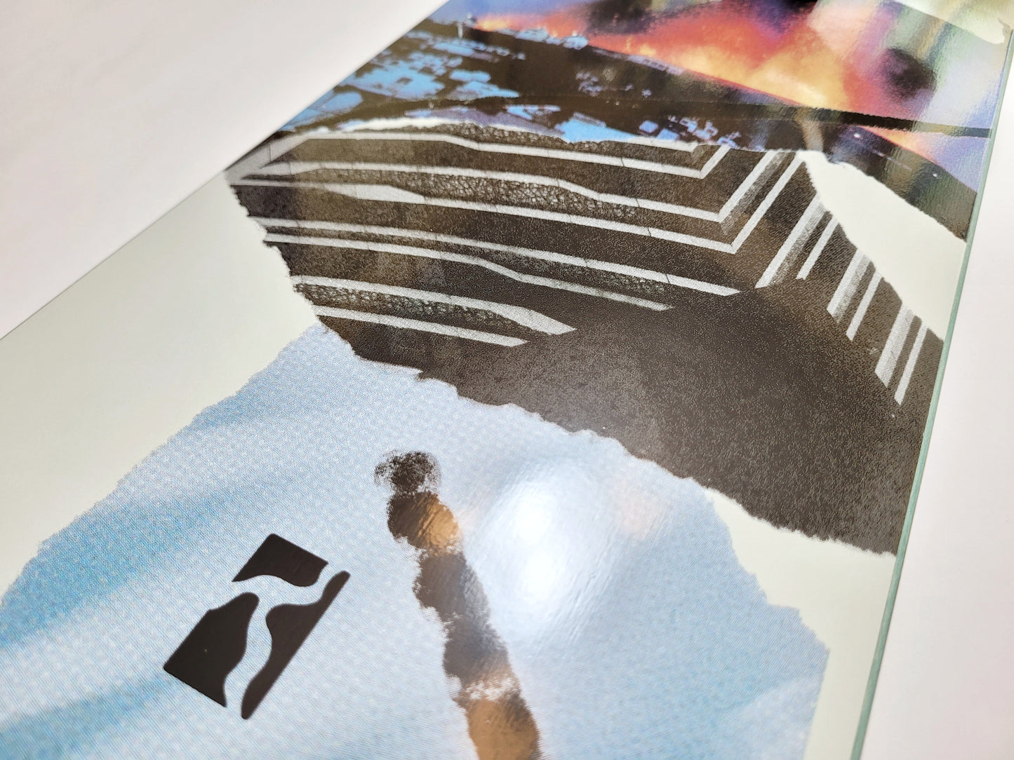 Poetic Newspaper - Right Skateboard - SkatebruhSG