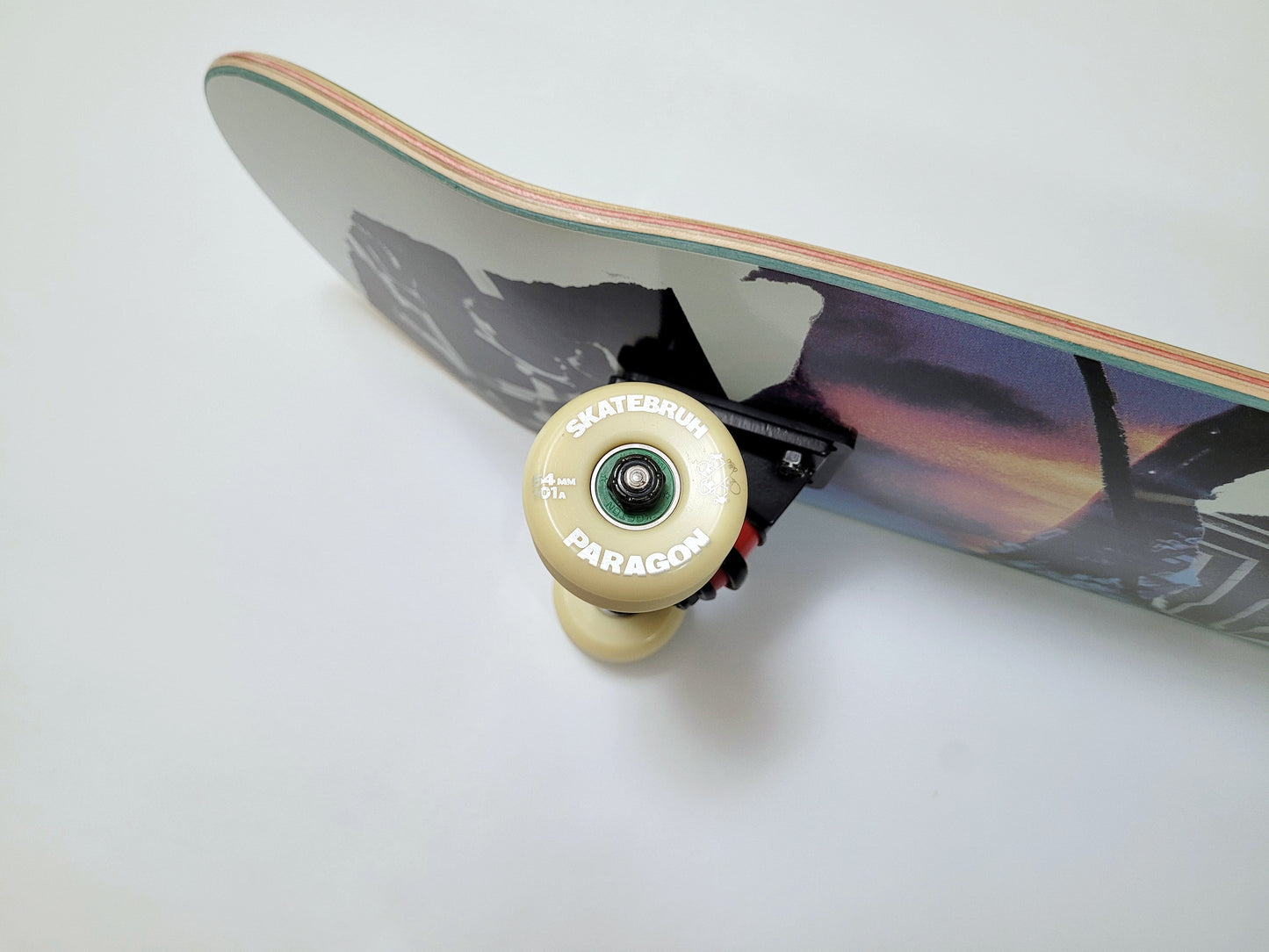 Poetic Newspaper - Right Skateboard - SkatebruhSG