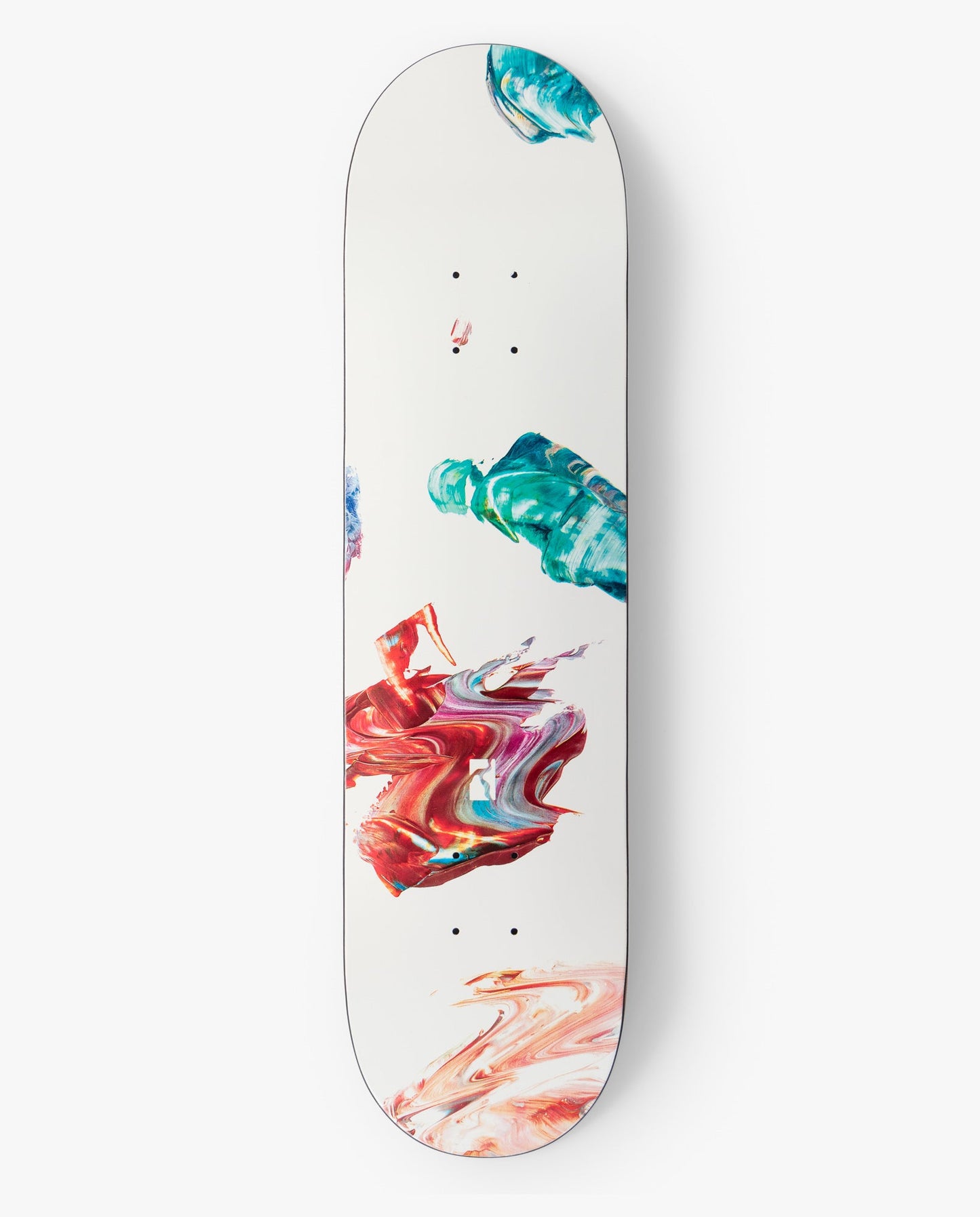 Poetic Palette Red and Green Skateboard Deck - SkatebruhSG