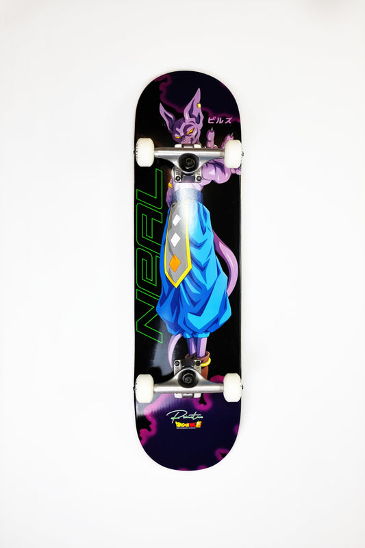 Primitive X Dragon Ball Z Beerus Skateboard - SkatebruhSG