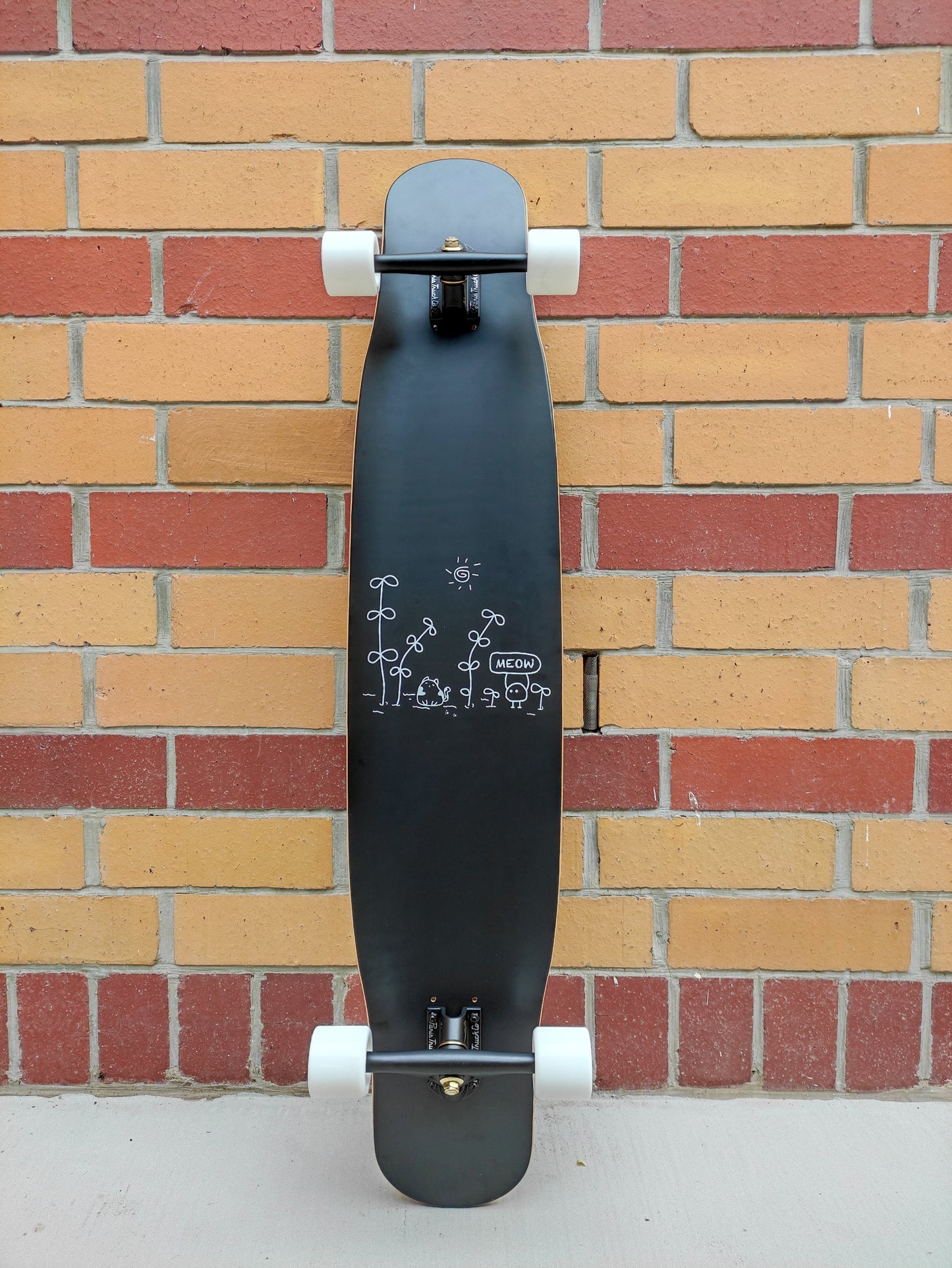Rebirth 44.5" Candy Series Black longboard - SkatebruhSG Singapore Skateshop