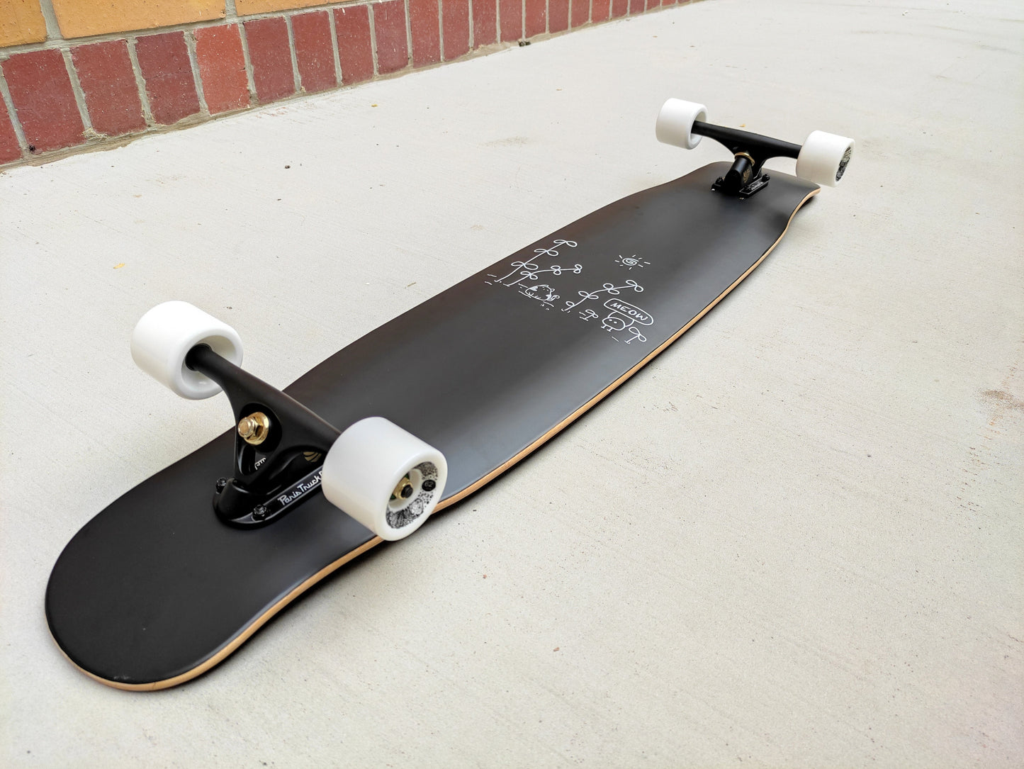 Rebirth 44.5" Candy Series Black longboard - SkatebruhSG Singapore Skateshop