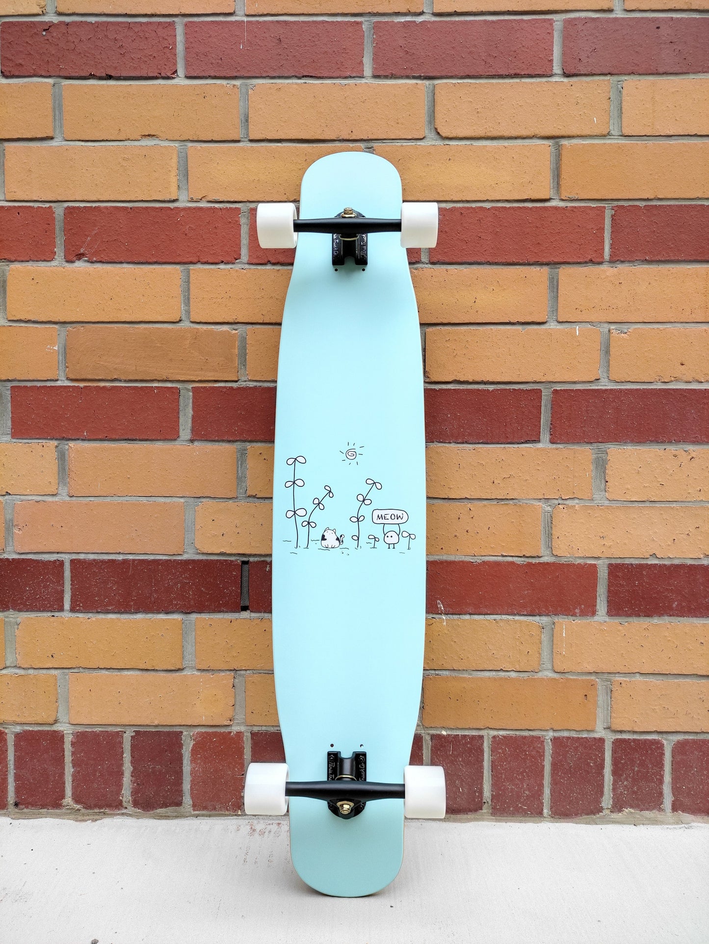 Rebirth 44.5" Candy Series Blue longboard - SkatebruhSG Singapore Skateshop