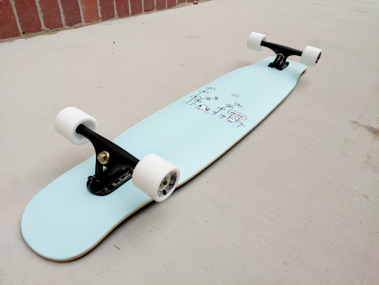 Rebirth 44.5" Candy Series Blue longboard - SkatebruhSG Singapore Skateshop