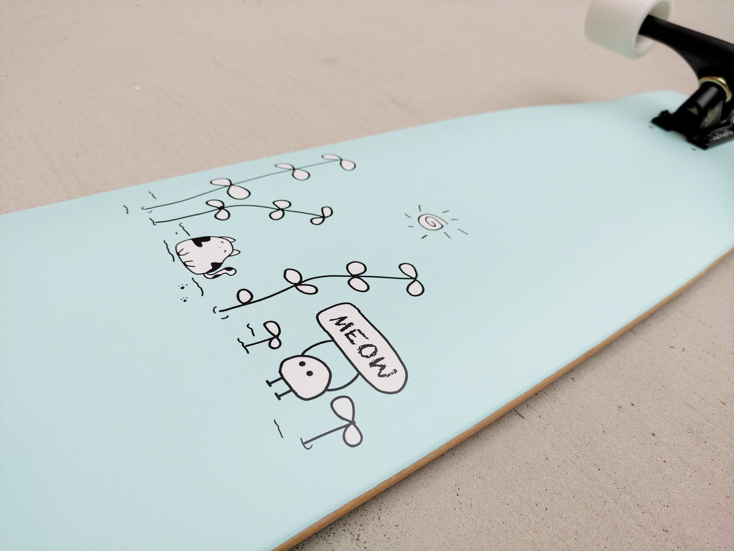 Rebirth 44.5" Candy Series Blue longboard - SkatebruhSG Singapore Skateshop