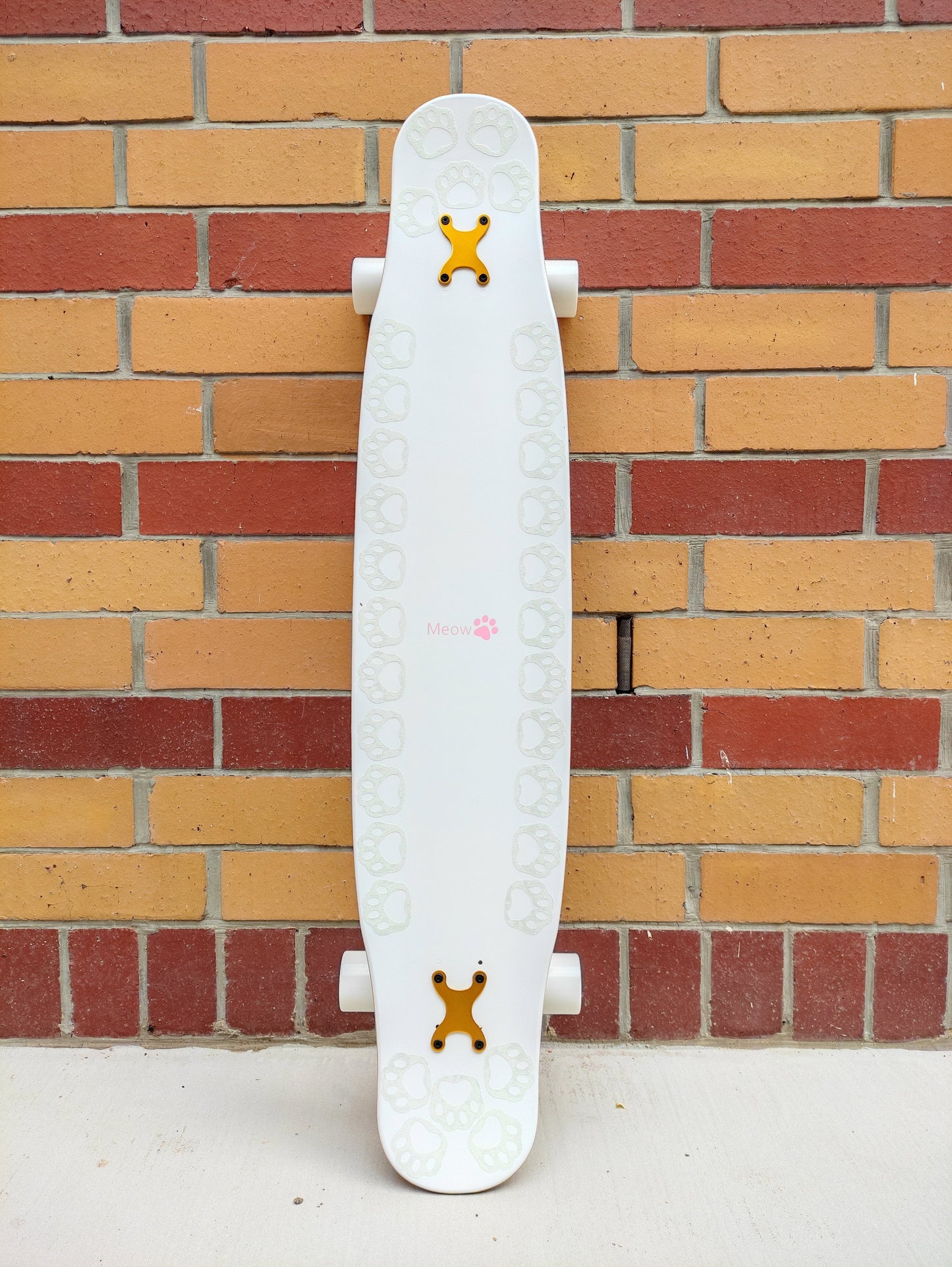 Rebirth 44.5" Candy Series white longboard - SkatebruhSG Singapore Skateshop