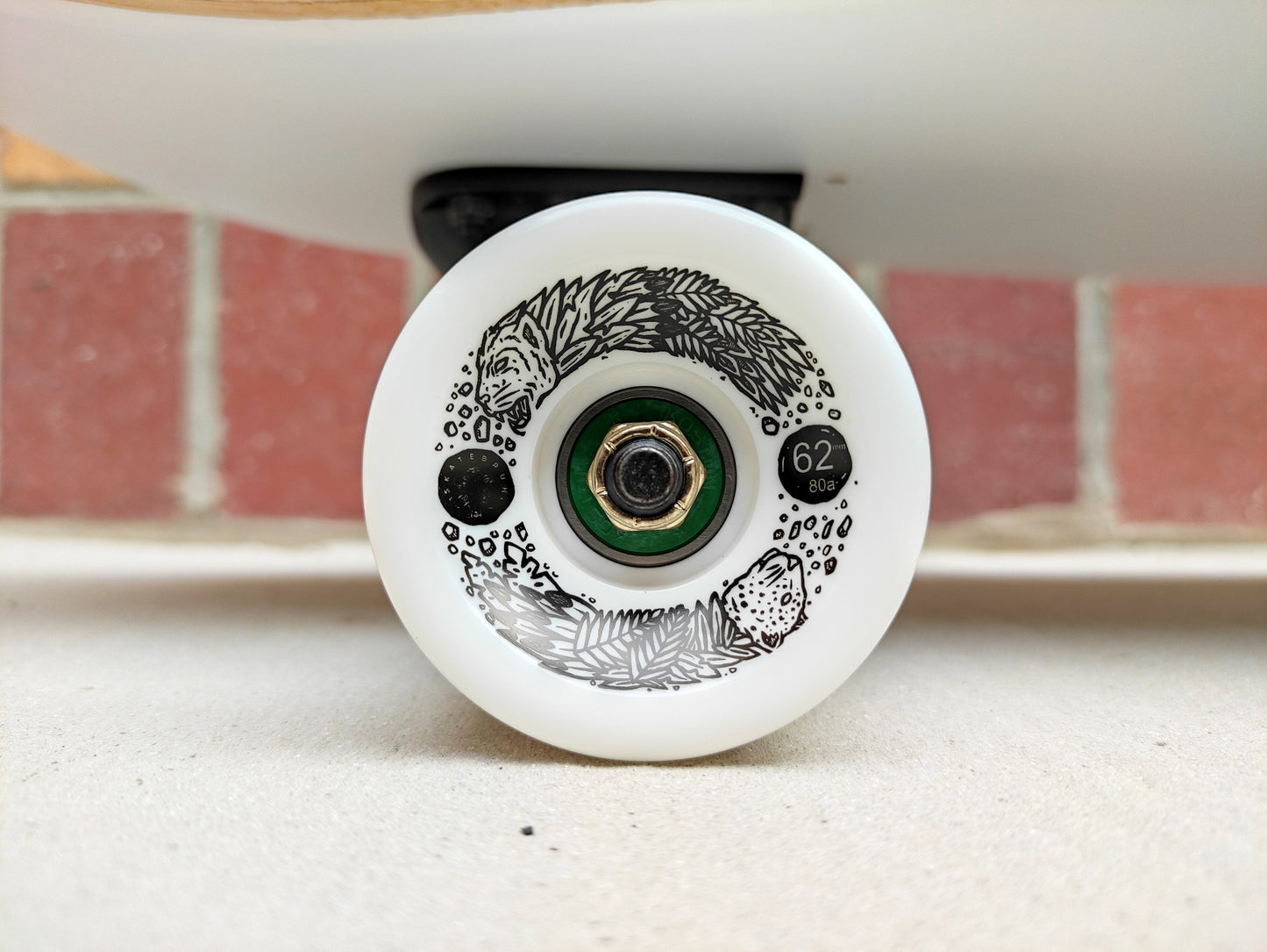 Rebirth 44.5" Candy Series white longboard - SkatebruhSG Singapore Skateshop