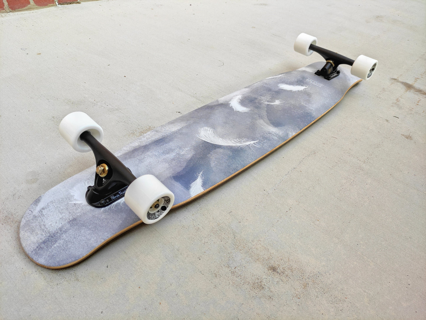Rebirth 44.5" Feather Series Grey longboard - SkatebruhSG Singapore Skateshop