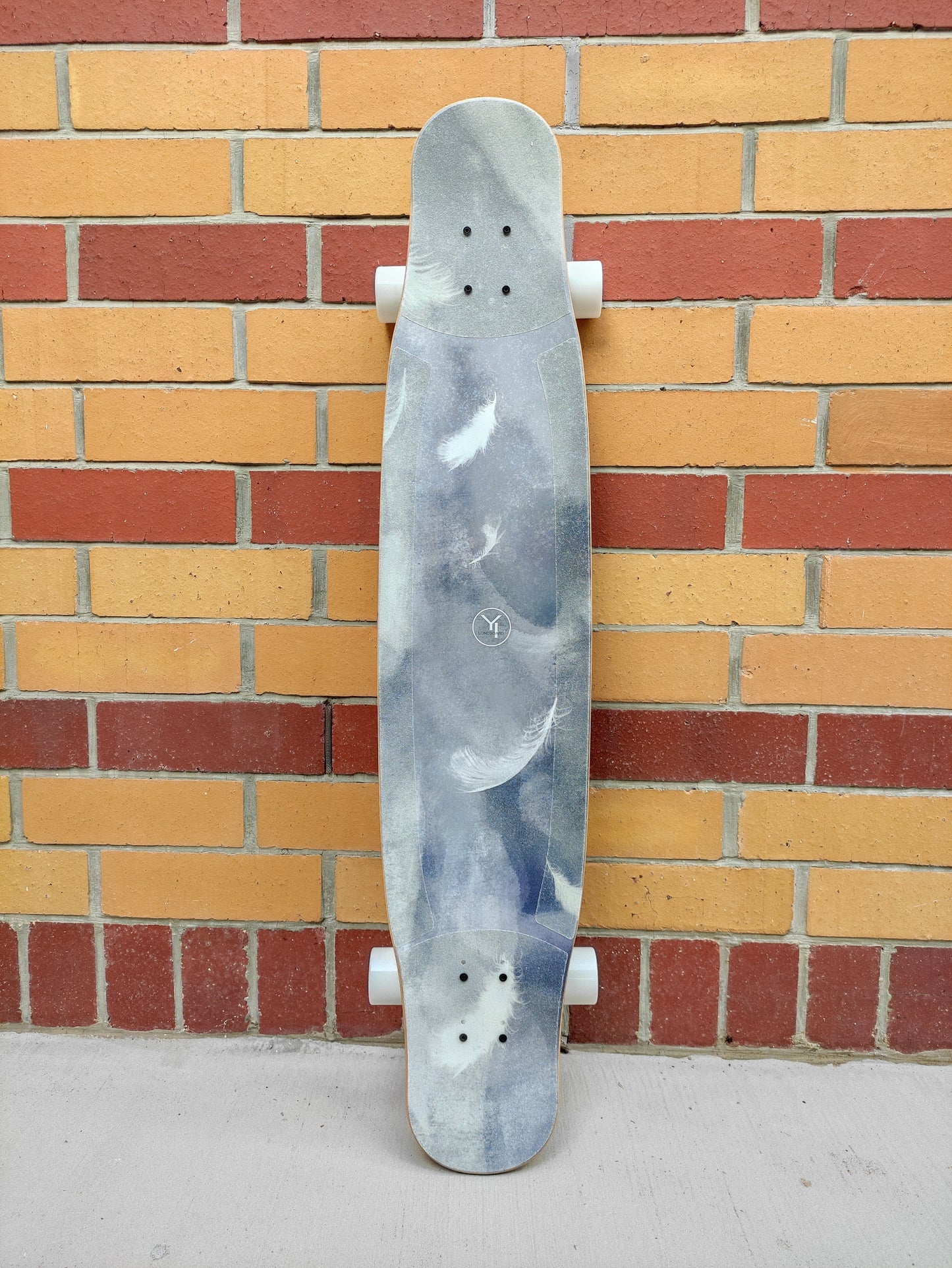 Rebirth 44.5" Feather Series Grey longboard - SkatebruhSG Singapore Skateshop